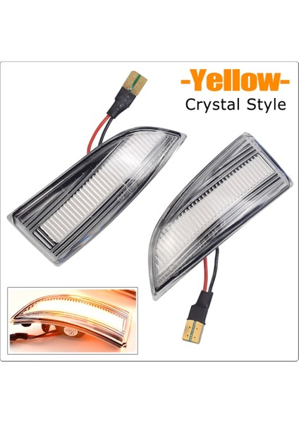 Kristal Tarzı Renault Megane 3 Için Fit Mk3 Iıı Rs Laguna Iıı X91 Fluence LED Dinamik Flaşör Gösterge Aynası Dönüş Işık Sinyali (Yurt Dışından) fiyatları