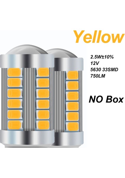 1156 BA15S P21W Stili Sarı 2x BAU15S PY21W Baw LED BAY15D LED Ampul Ters Işıklar Fren Lambası Araba LED Dönüş Sinyali Işığı (Yurt Dışından)
