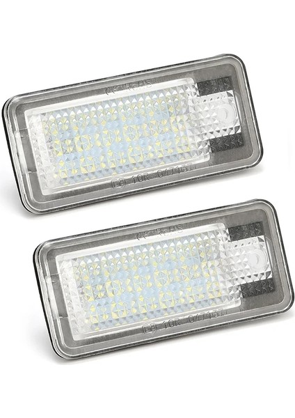 2 Adet Plaka Işık Audi A3 S3 A4 S4 B6 A6 S6 A8 S8 Araba Ruhsatı Plaka Işık Lambası Için LED Işık Araba Işıkları Sıcak (Yurt Dışından)