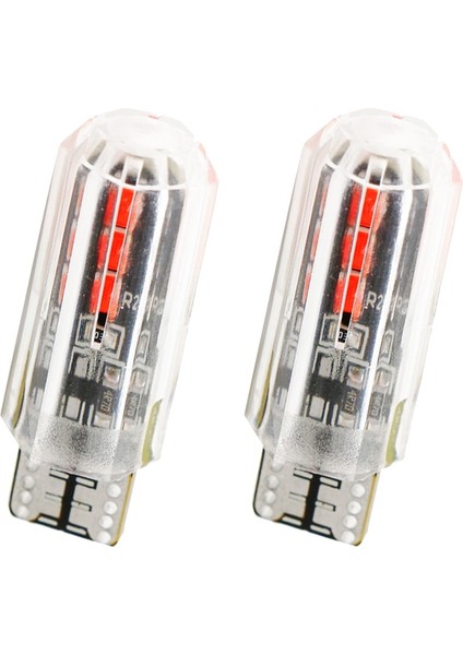 Mavi 2x T10 LED W5W Yeni Smd Araba Sinyal Işık Akrilik Ampul Oto Polarite Ücretsiz Kama Okuma Plaka Kapı Lambası Beyaz 12 V (Yurt Dışından)