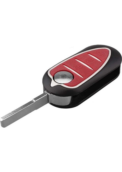 3 Düğme 3 Düğmeler Uzaktan Araba Anahtarı Kabuk Fob Kesilmemiş Bıçak Fit Katlanır Çevirme Araba Anahtarı Durum Kapağı Için Alfa Romeo Mito Giulietta 159 Gta (Yurt Dışından) modelleri