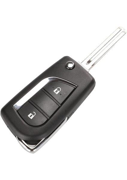 2bttons TOY48 Stili Jinyuq Düğme Çevirme Katlanır Uzaktan Anahtar Kabuk Toyota Levin Camry Reiz Highlander Corolla Rav4 Anahtar Kutu Va2 TOY48 TOY43 (Yurt Dışından)