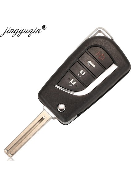 2bttons TOY48 Stili Jinyuq Düğme Çevirme Katlanır Uzaktan Anahtar Kabuk Toyota Levin Camry Reiz Highlander Corolla Rav4 Anahtar Kutu Va2 TOY48 TOY43 (Yurt Dışından)