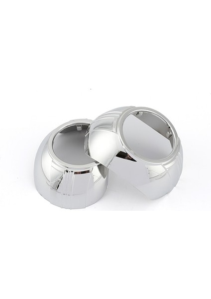 RA-Z-010 Şerit Stili Ronan Araba Styling Örtüleri Bi-Xenon Projektör Farlar Lens Dıy Kapak Lambası Hella Q5 Lens Için Krom Kaplı Maskeler (Yurt Dışından)