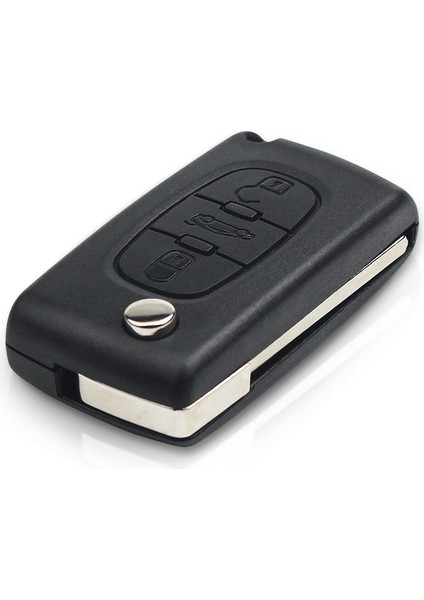 HU83 CE0536 Stili Fsk Keyyou 3 Düğme Uzaktan Anahtar CECE0536 Peugeot Hz ID46 Için - Pcfrcuit HU83VA2 Flip Araba Anahtarı (Yurt Dışından) modelleri