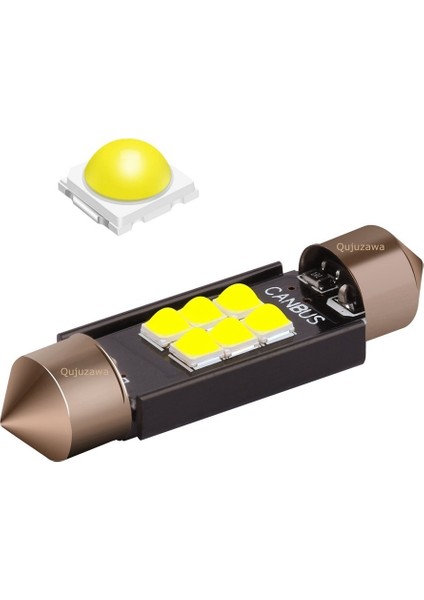 36MM Beyaz Festoon Yüksek Li Süper Parlak LED Ampul C5W Araba Kubbe Işık Canbus Hata Yok Oto Iç Okuma Lambası (Yurt Dışından)