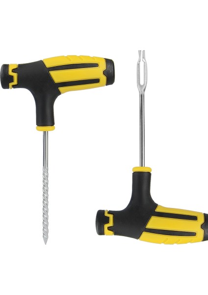 Sarı Tam Stil Ar Lastik Tamir Aletleri Lastik Tamir Takımı Perçin Alet Seti Araba Bisiklet Tubeless Lastik Delinme Tapası Garaj Otomobil Parçaları (Yurt Dışından) fırsatları