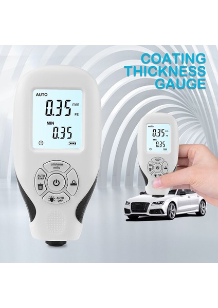 H Dijital Kaplama Kalınlık Ölçer 1 Mikron Araba Boya Filmi Kalınlık Test Cihazı Mfenfe Manuel Boya Aracı (Yurt Dışından) modelleri