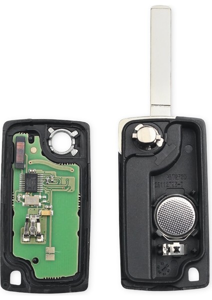 HU83 CE0536 Stili Fsk Keyyou 3 Düğme Uzaktan Anahtar CECE0536 Peugeot Hz ID46 Için - Pcfrcuit HU83VA2 Flip Araba Anahtarı (Yurt Dışından) indirimleri