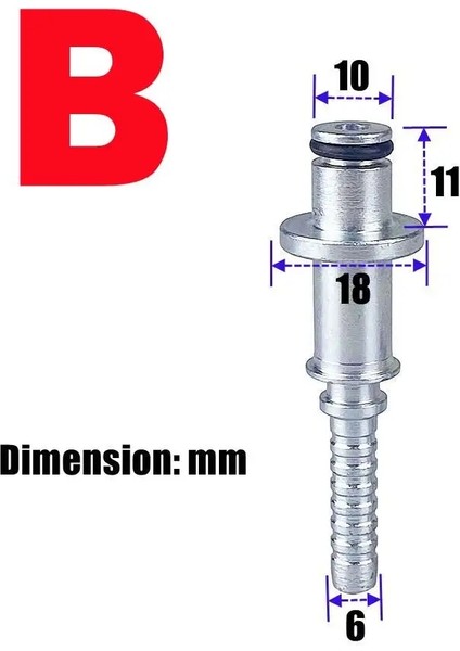2 Adet D Tarzı Yüksek Basınçlı Yıkama Hortumu Bağlantısı Karcher K Lavor Ar Daewoo Black & Decker Soketli Tamir Adaptörü (Yurt Dışından)