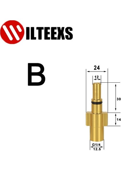 Xiyu Shop D Nilfisk Stili Basınçlı Yıkama Tabancası Lance Bayonet Konnektör Kar Köpüğü Lance Nozul Adaptörü Köpük Topu Sabun Tabancası Adaptörü (Yurt Dışından)