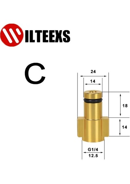 Xiyu Shop D Nilfisk Stili Basınçlı Yıkama Tabancası Lance Bayonet Konnektör Kar Köpüğü Lance Nozul Adaptörü Köpük Topu Sabun Tabancası Adaptörü (Yurt Dışından)