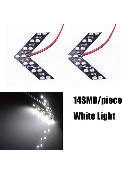 No.1 Boyutu Ar Dönüş Sinyalleri Ok Paneli LED Dönüş Işığı Araba Oto Dikiz Aynası Göstergesi Dönüş Sinyali Lambası 12V Dc (Yurt Dışından)