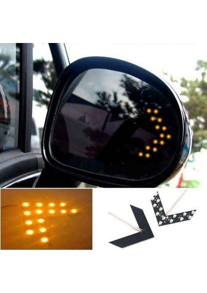 No.1 Boyutu Ar Dönüş Sinyalleri Ok Paneli LED Dönüş Işığı Araba Oto Dikiz Aynası Göstergesi Dönüş Sinyali Lambası 12V Dc (Yurt Dışından) fiyatları