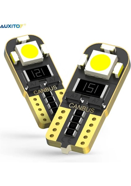 6000K Beyaz 2x Hata Ücretsiz T10 W5W LED Ampul Ar Park Işık Gümrükleme Iç Lamba Vw Golf Passat B5 B6 B7 Touareg Tiguan (Yurt Dışından)