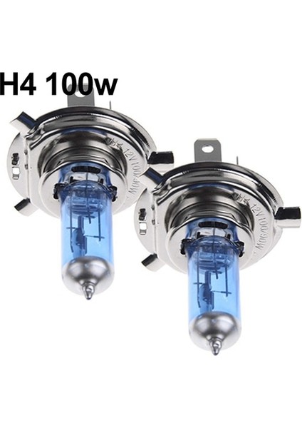 Beyaz H1 100W 2 Adet H1H4H7 Xenon Gaz Halojen Far Beyaz Lambalar 12V 5000K Ampuller (Yurt Dışından)
