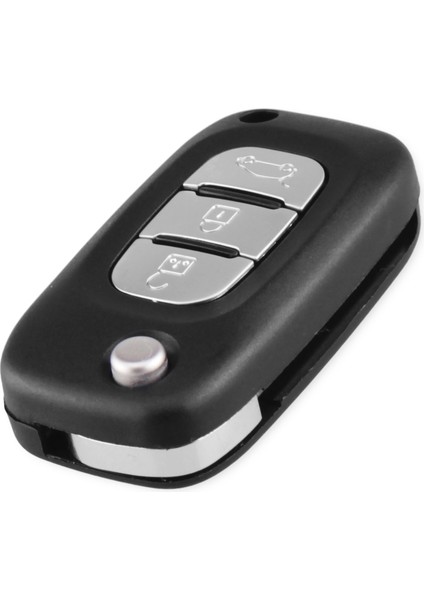 Va2 2 Düğme Stili Keyyou Düğmeler Uzaktan Çevirme Araba Anahtarı Kabuk Kılıf Fob Kapak Renault Clio Megane Kangoo 2 Modus HU83 Bıçak Araba Aksesuarları (Yurt Dışından) fırsatları