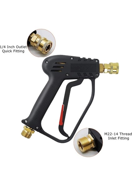 Yeşil Stil Hortum Bağlantısı Hızlı Yüksek Basınçlı Temizleyici Döner Alt Püskürtme Tabancası Memesi Araba Yıkama Turbo Karcher K2K7 Nilfisk Bosch (Yurt Dışından) modelleri