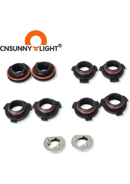 NO.9012 Stili Sunnylıght Far Ampulü Taban Adaptörü Soket Tutucu H1 H Hb Otomatik Far Tutucu LED Işık Soketi (Yurt Dışından) fiyatları