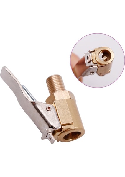 Dişli 8mm Tarzı Araba Pompası Ucu Için Lastik Nozul Lastik Valf Lastik Şişirme Valfi Konnektör Klipsli Adaptör Aksesuarları Klip Tipi Meme Dönüşüm (Yurt Dışından) modelleri