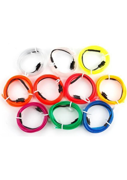 F 1m Araba Iç Aydınlatma LED Şerit Dekorasyon Çelenk Tel Halat Tüp Hattı Sigara Sürücülü Esnek Neon Işık (Yurt Dışından) modelleri