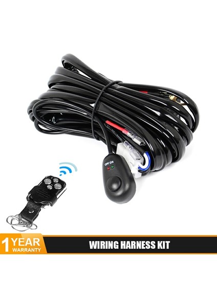 Sadece Uzak Stil 300W - 18W 4'' - Offroad LED Işık Çubuğu Kablo Demeti Sigorta 12V 24V 40AMP Röle On-Off 4x4 Atv Kamyon Için Su Geçirmez Anahtar (Yurt Dışından)