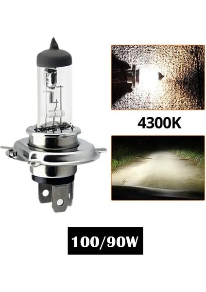 H7 Stili Değiştirilebilir 12V 55W Süper Beyaz Sarı Halojen Ampul H4 H7 12V 100W 3000K 4300K ​​6000K Kuvars Cam Araba Far Lambası Motosiklet Işık Lambası (Yurt Dışından)