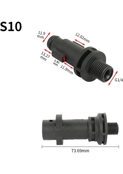 Gümüş Tarzı Araba Köpüğü Yıkama Kar Köpüğü Lance Köpük Memesi Yüksek Basınçlı Köpük Pot S Serisi Konnektör G Adaptörü Karcher Için Uygun (Yurt Dışından)