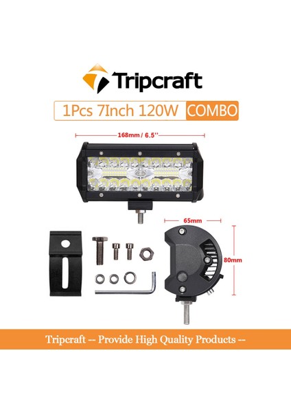 1 Adet 7 Inç 120W Tarzı Tripcraft 3 Satırlar 8d 12'' 20'' LED Işık Çubuğu 420W 12V 24V 4'' Araba Traktör Tekne Için LED Çalışma Işık Çubuğu Offroad 4x4 Kamyon Suv Atv (Yurt Dışından)