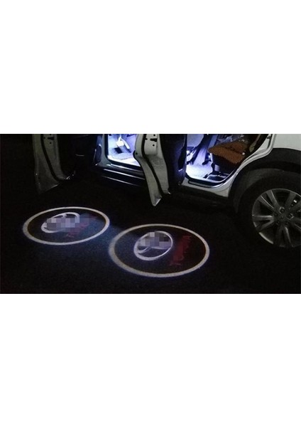 Toyota Far Kablosuz Araba Yarasa Logosu Kapı Dekor Işık Gölge LED Hoş Geldiniz Lazer Projektör Lambası Iç Aksesuar Süsler (Yurt Dışından) modelleri