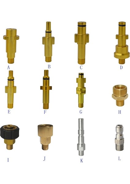 Xiyu Shop D Stili Metal Adaptör Köpük Memesi Köpük Jeneratörü Köpük Tabancası Yüksek Basınçlı Yıkama Sabunu Nilfisk Karcher Huter Elitech Lavor Için Köpürtücü (Yurt Dışından)