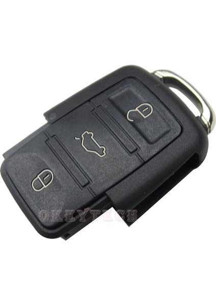 3bt Bıçaksız Stil Okeytech Araba Anahtarı Flip Anahtar Kabuk Fob Vw Polo Passat B5 Tiguan Golf Için Volkswagen Için Koltuk Için Skoda 3 Düğmeler Kılıf Kapak (Yurt Dışından) modelleri