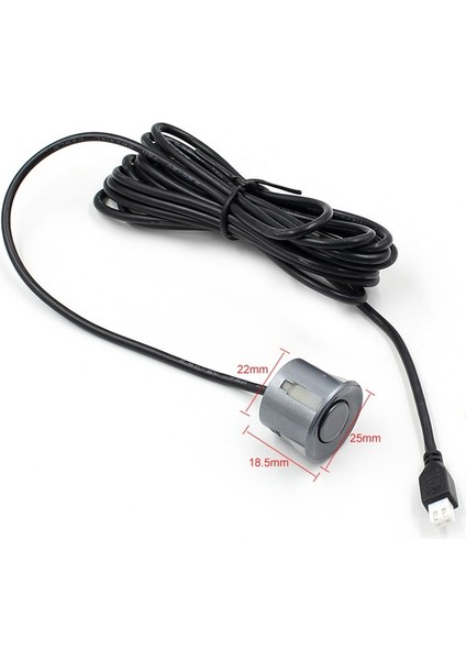 Gri Yasokro Araba Park Sensörü Araba Ters Ultrasonik Yedekleme Radar Algılama Bekleme Radar Izleme Sistemi Aksesuarları 12 V (Yurt Dışından) modelleri