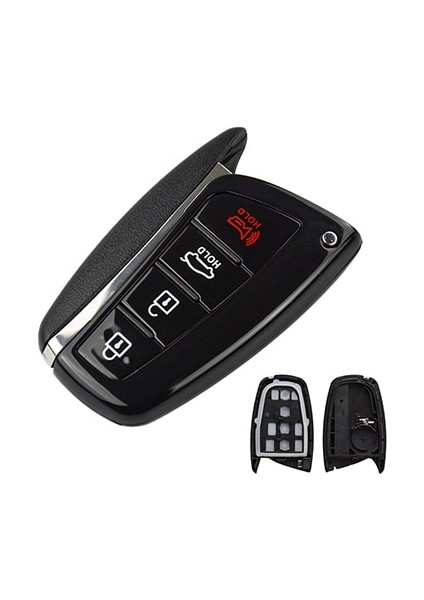 4b Anahtar Kabuk Stili Okeytech Yedek Oto Anahtar Kabuk 4 Düğmeler Hyundai Geneanta Fe Equus Azera Uzaktan Kumanda Parçaları Için Fit (Yurt Dışından)