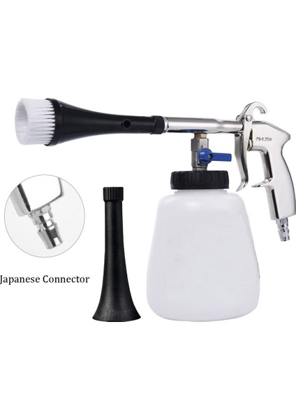 Jp Bağlayıcı Stili Araba Yıkayıcı Temizleme Tabancası Tornado Yüksek Basınçlı Yıkayıcı Araba Iç Derin Temizleme Tabancaları Kokpit Bakımı Için Fırçalı Havayla Çalışan (Yurt Dışından)