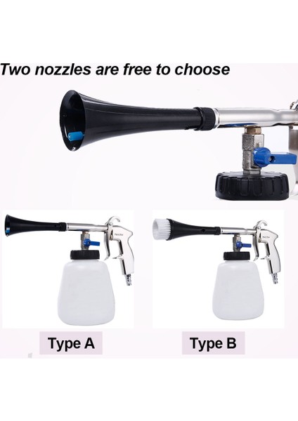 Jp Bağlayıcı Stili Araba Yıkayıcı Temizleme Tabancası Tornado Yüksek Basınçlı Yıkayıcı Araba Iç Derin Temizleme Tabancaları Kokpit Bakımı Için Fırçalı Havayla Çalışan (Yurt Dışından) fırsatları