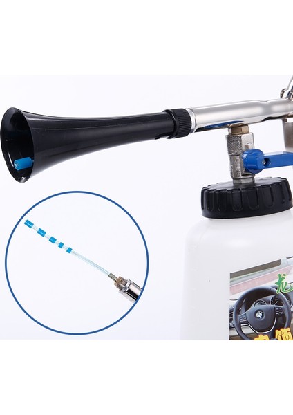 Gümüş Tarzı Araba Yüksek Basınçlı Yıkayıcı Otomobiller Su Tabancası Derin Temiz Tornado Temizleme Aracı Araba Kuru Temizleme Tabancası Yıkama Aksesuarları (Yurt Dışından)