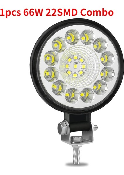 1 Adet Yuvarlak 22SMD Tarzı Aıleo 12V 24V LED Bar Offroad Spot Sel Combo LED Çalışma Işığı Smd Kamyon Traktör Suv 4WD 4x4 Tekne Atv Barra Farlar (Yurt Dışından)