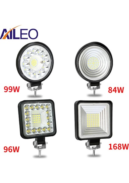 1 Adet Yuvarlak 22SMD Tarzı Aıleo 12V 24V LED Bar Offroad Spot Sel Combo LED Çalışma Işığı Smd Kamyon Traktör Suv 4WD 4x4 Tekne Atv Barra Farlar (Yurt Dışından) fiyatları