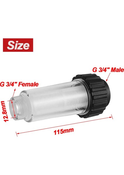 Kahverengi Tarzı Karcher Için Yüksek Basınçlı Yıkama Su Filtresi K2 K3 K4 K5 K6 K7 G '' Nilfisk Için Lavor Için 2 Filtre Çekirdekli Su Filtreleri (Yurt Dışından)