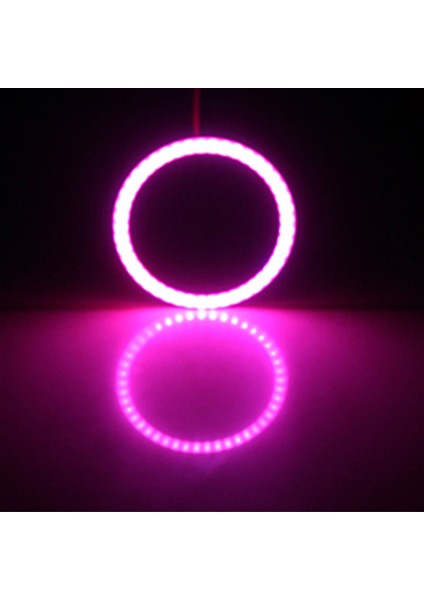 130 mm Pembe Tarzı Ysy Cob Angel Eyes Adet (1 Çift) Oto Halo Yüzükler Cob Angel Eye Araba Far Motosiklet Beyaz Sarı 12 V LED (Yurt Dışından) fiyatları