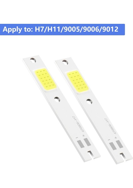 H7 H11 9005 9006 Stili Lslight LED Cob V Araba Far Ampülleri H1 H3 H4 H7 H Cob Işık Kaynağı Beyaz Değiştirin C6 Için (Yurt Dışından)