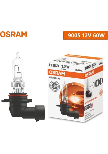 OSL-9005CLC-60W Osram H4 H7 H8 H Hb Hb4 H Hır2 12V Işık Orijinal Lamba Oto Far Ampul Sis Lambası Araba Halojen (1 Adet) (Yurt Dışından)