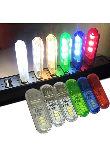 Sıcak Işık Taşınabilir USB LED Işık Dokunmatik Anahtarı Araba Iç USB Lambası Mini Masa Okuma Renkli Gece Işıkları (Yurt Dışından) indirimleri