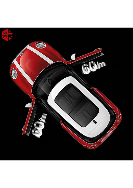 Sarı Ar Kapı Karşılama Işığı Araba Kapı Işığı LED Projektör Lambası Logo Mını Cooper R56 F56 R60 F60 F55 F57 R58 R53 R61 F54 R55 (Yurt Dışından)
