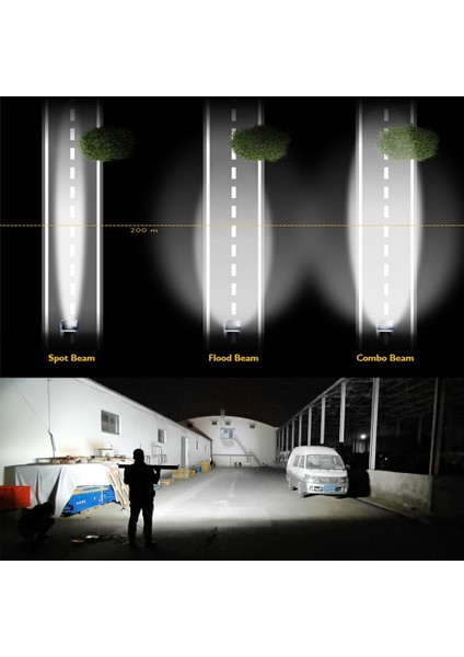 1 Adet Braket Tarzı Co Işık 12D 42 Iw LED Işık Çubuğu 3 Sıralı Combo LED Kirişler LED Çalışma Işığı Sürüş Offroad Araba Kamyon 4x4 Suv Atv Tekne 12V 24V (Yurt Dışından) modelleri