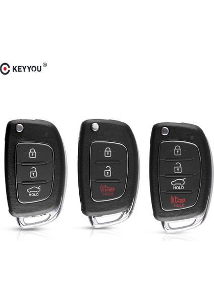 Model 1 Stili Keyyou Uzaktan Anahtar Kutu Fob 3 Düğme Çevirme Katlanır Araba Anahtarı Kabuk Mistra Hyundai HB20 Santa Fe IX35 IX45 Accent I40 Solaris (Yurt Dışından) fiyatları