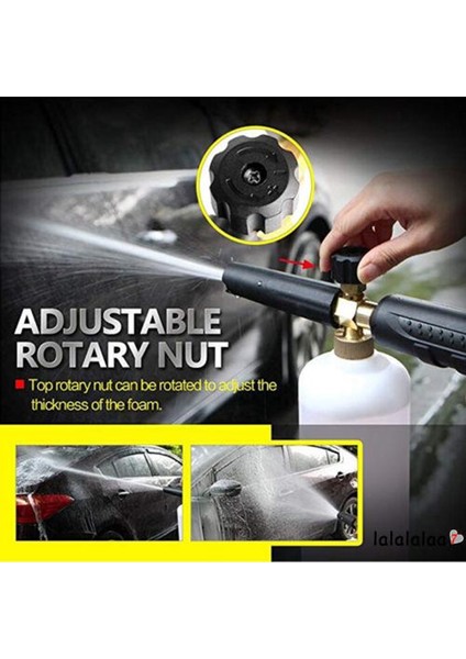 Altın Tarzı Roue Kar Köpük Tornador Cannon Püskürtücü Ajan Jeneratör Karcher Parkside Stanley Jet Yıkayıcı Yüksek Basınçlı Aksesuar Araba Yıkama (Yurt Dışından) indirimleri