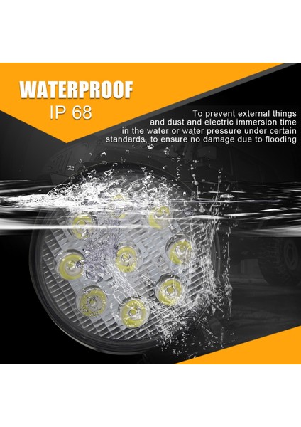 5d 1 Adet Taşkın Işın Stili Co Işık 5d 4. Offroad 27W LED Işık Çubuğu Spot Projektör Niva Atv Tekne Suv Için 4WD 4x4 Kamyon Traktör LED Çalışma Işığı 12V 24V (Yurt Dışından) fırsatları