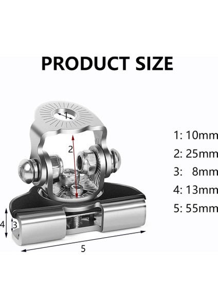 304 Paslanmaz A Tarzı Ar Motor Kaputu Çalışma Işığı Metal Braket Tutucu Evrensel Offroad Suv Motor Kapağı Araba LED Çalışma Işığı Çubuğu Montaj Kelepçesi (Yurt Dışından) indirimleri